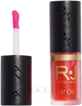 Lippentönungsöl - Rougj+ Lip Oil Casual — Bild Fucsia