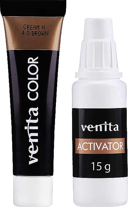 Farbcreme für Augenbrauen mit Henna - Venita Professional Henna Color Cream Eyebrow Tint Cream — Bild N4