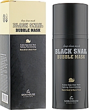 Düfte, Parfümerie und Kosmetik Sauerstoffmaske für das Gesicht mit Schneckenschleim und Aktivkohle - The Skin House Black Snail Bubble Mask