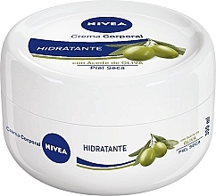 Düfte, Parfümerie und Kosmetik Feuchtigkeitsspendende Körpercreme Olivenöl - Nivea Olive Oil Moisturizing Body Cream Dry Skin