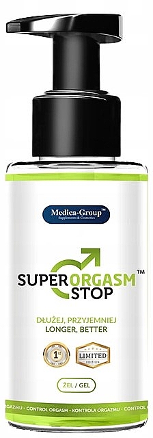 Gel zur Verzögerung der Ejakulation - Medica-Group Super Orgasm Stop Gel — Bild N1