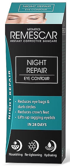 Revitalisierende Nachtcreme für die Haut um die Augen - Remescar Eye Night Repair — Bild N2