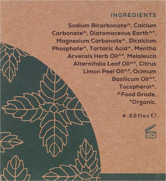 Aufhellendes natürliches Zahnpulver mit englischem Pfefferminzgeschmack - Georganics English Peppermint Natural Toothpowder — Bild N6