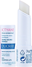 Feuchtigkeitsspendender, pflegender und schützender Lippenbalsam für trockene und geschädigte Lippen - Ducray Ictyane Stick Hydratant — Bild N1