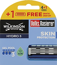 Düfte, Parfümerie und Kosmetik Ersatzklingenset Hydro 3 5 St. - Wilkinson Sword Hydro 3 Skin Protection Aloe