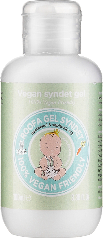 Badegel-Schaum für Babys ohne Geruch - Roofa Baby Vegan Glycerin Syndet Gel — Bild N1