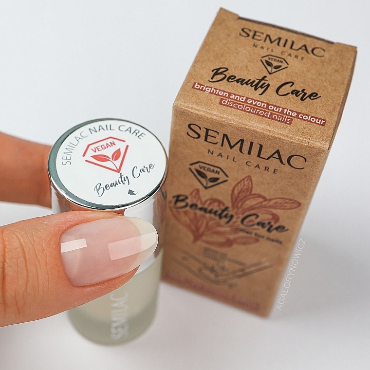 Nagelpflege mit Arganöl und Weißem Tee-Extrakt - Semilac Beauty Care — Bild N3