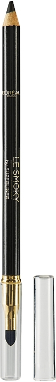 Kajalstift - L'Oreal Colour Riche LeSmoky Pencil Eyeliner And Smudger — Foto N3