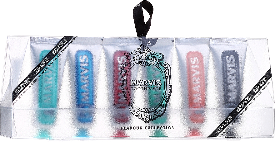 Zahnpasta-Set - Marvis Toothpaste Flavor Collection Gift Set (Zahnpasta 6x25 ml) — Bild N1