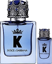 Düfte, Parfümerie und Kosmetik Dolce&Gabbana K - Duftset (Eau de Parfum 50 ml + Eau de Parfum Mini 5ml) 