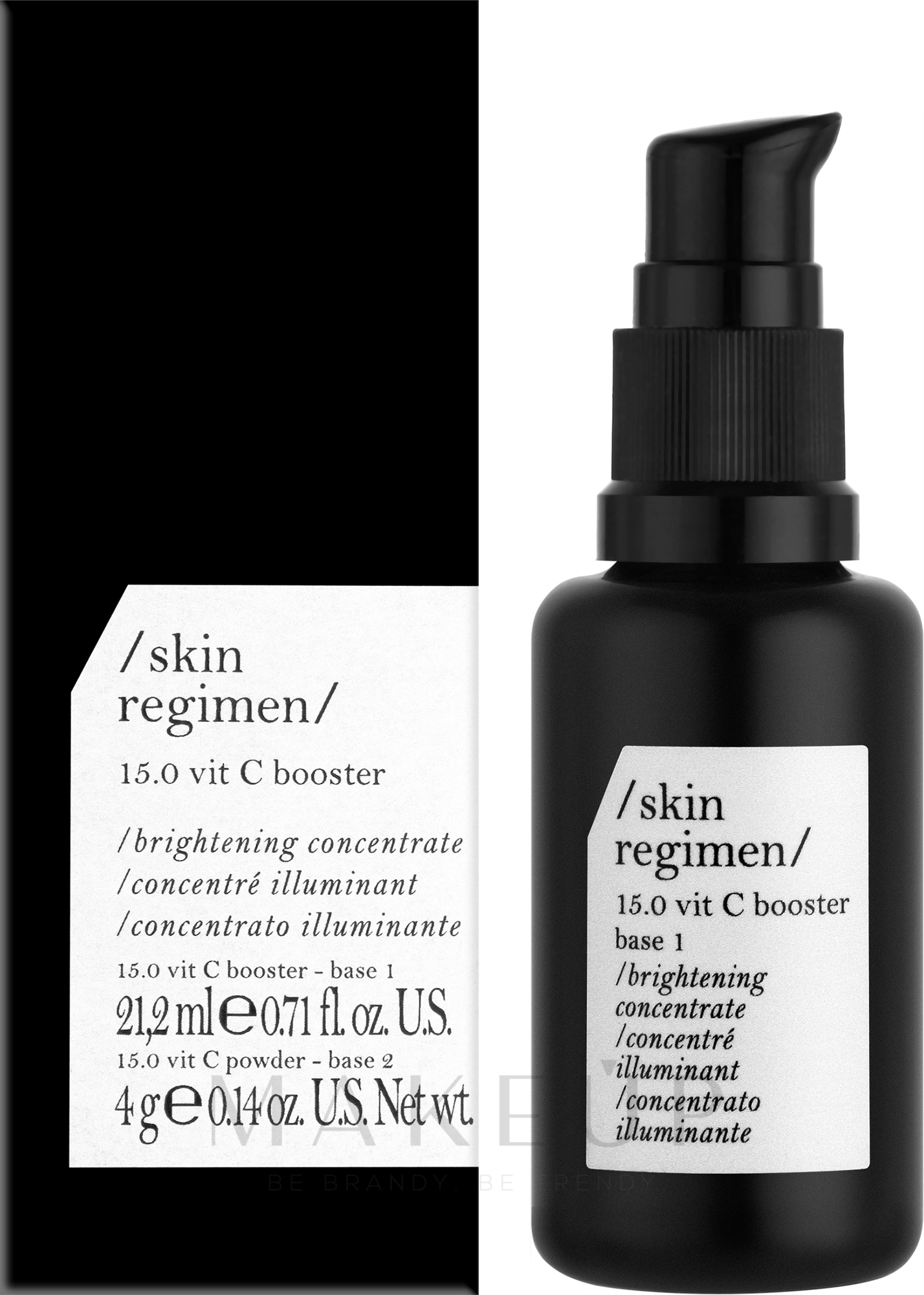 Gesichtskonzentrat für strahlende Haut mit 15% Vitamin C - Comfort Zone Skin Regimen 15.0 Vit C Booster — Bild 21.2 ml
