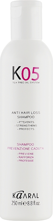 Keratin Shampoo gegen Haarausfall - Kaaral K05 Anti Hair Loss Shampoo — Foto N3