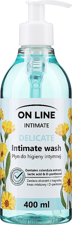 Gel für die Intimhygiene mit Ringelblumenextrakt - On Line Intimate Delicate Intimate Wash