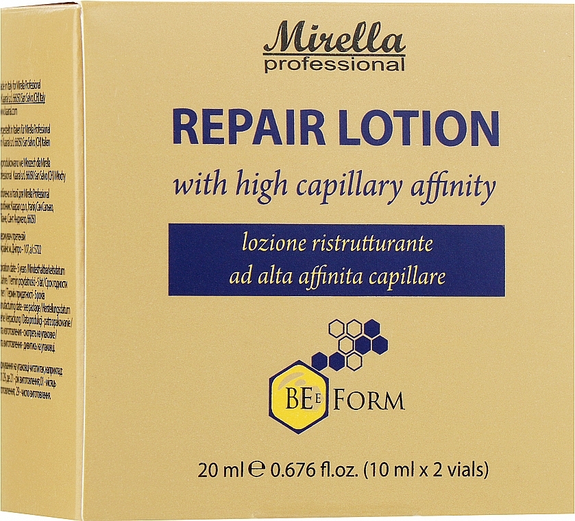 Revitalisierende Lotion - Mirella Professional Bee Form Repair Lotion — Bild N1