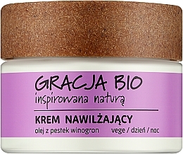 Düfte, Parfümerie und Kosmetik Feuchtigkeitsspendende Gesichtscreme mit Traubenkernöl - Gracja Bio Moisturizing Face Cream