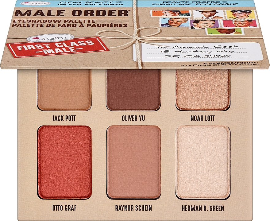 Lidschattenpalette - theBalm Male Order Eyeshadow Palette — Bild N1