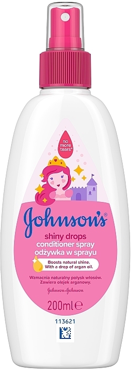 Conditioner in Sprayform für mehr Glanz mit Arganöl für Kinder ohne Ausspülen - Johnson’s Baby — Bild N1