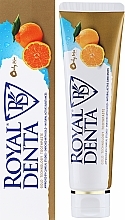 Zahnpasta mit Gold und Öl aus japanischer Mandarine - Royal Denta Jeju Orange And Gold Technology Toothpaste — Bild N2
