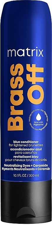 Haarspülung  - Matrix Total Results Brass Off Blue Conditioner  — Bild N1