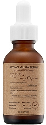 Gesichtsserum mit Retinol - Bergamo Retinol Gluta Serum  — Bild N1