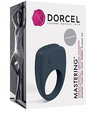 Vibrierender Ring - Marc Dorcel Master Ring Black — Bild N1