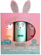 Inuwet Friends Forever Aqua Bunny Lip Balm Set - Inuwet Friends Forever Aqua Bunny Lip Balm Set (3x3.5g) — Bild N1