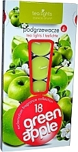 Düfte, Parfümerie und Kosmetik Teelichter Grüner Apfel 18 St. - Admit Tea Light Essences Of Life Candles Green Apple