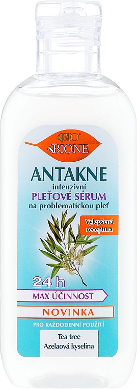 Gesichtsserum mit Azelainsäure und Teebaumöl - Bione Cosmetics Antakne Tea Tree and Azelaic Acid Facial Serum