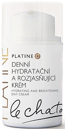 Feuchtigkeitsspendende und aufhellende Gesichtscreme - Le Chaton Platine D Hydrating And Brightening Day Cream — Bild N1