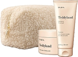 Set - Pupa Teddyland Oat Milk And Vanila (b/scrub/150ml + sh/gel/200ml + bag) — Bild N1