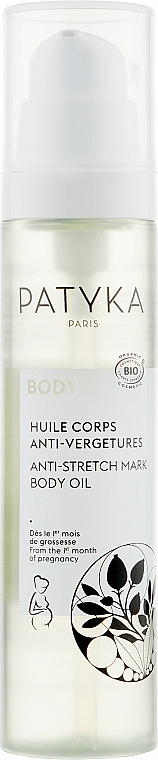 Körperöl gegen Dehnungsstreifen - Patyka Body Anti-Stretch Mark Oil — Bild N1