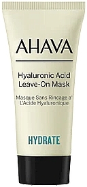 GESCHENK! Gesichtsmaske mit Hyaluronsäure - Ahava Hyaluronic Acid Leave On Mask (Mini)  — Bild N1