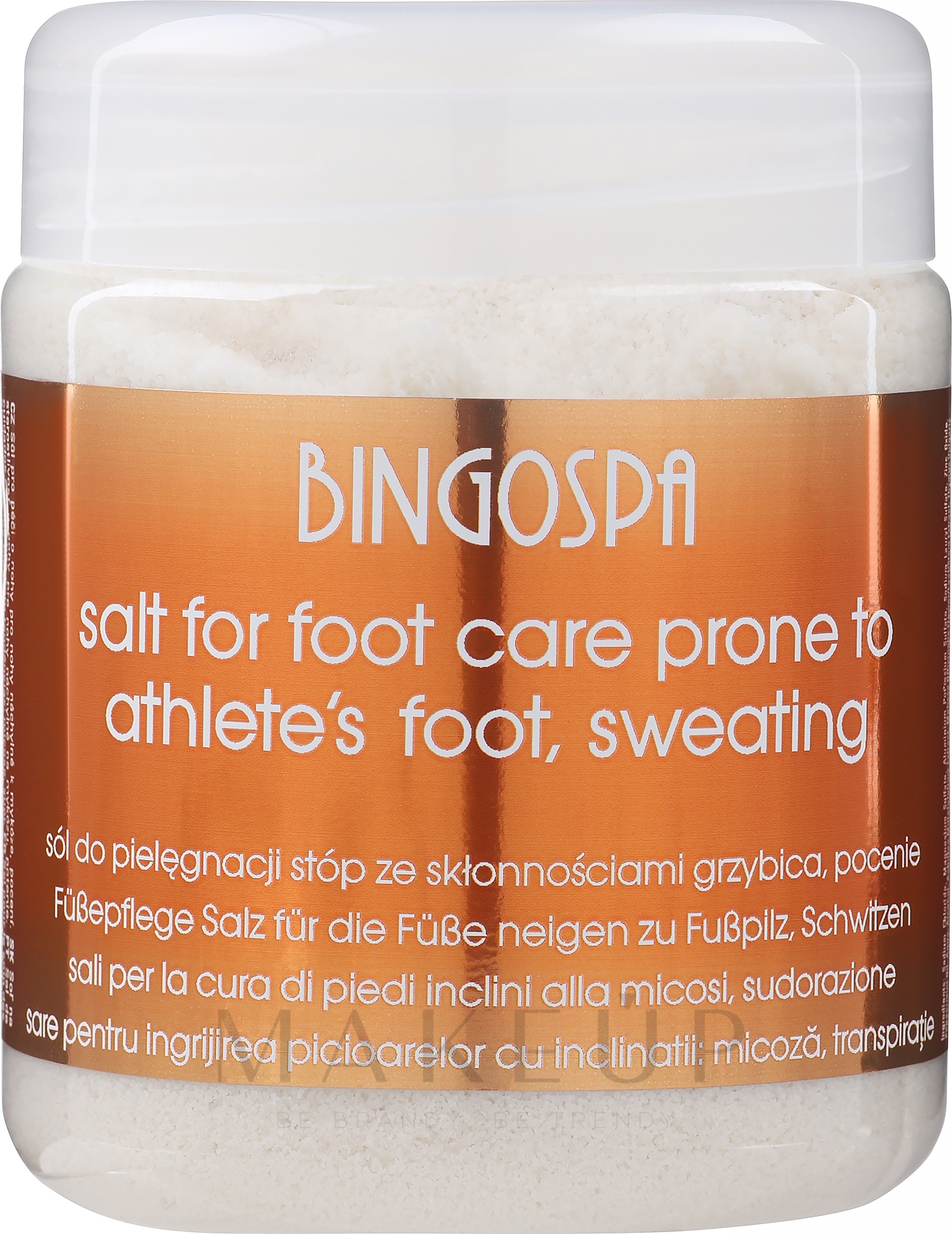 2in1 Salz für Pilz- und Schweißanfällige Füße - BingoSpa Sea Salt — Bild 550 g