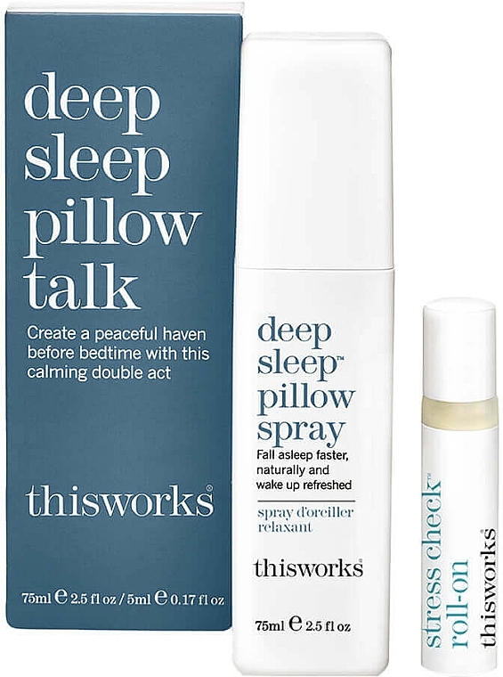 Set - This Works Deep Sleep Pillow Talk Kit (mist/75ml + oil/5ml) — Bild N1