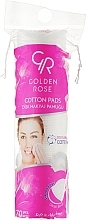 Düfte, Parfümerie und Kosmetik Kosmetische Wattepads - Golden Rose Cotton Pads for Makeup Removal