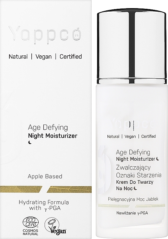 Feuchtigkeitsspendende Anti-Aging Nachtcreme - Yappco Age Defying Moisturizer Night Cream — Bild N2