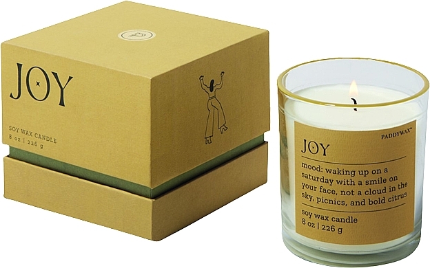 Duftkerze im Glas - Paddywax Mood Candle Joy Misted Lime — Bild N1