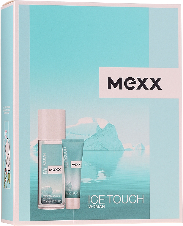 Mexx Ice Touch Woman - Duftset (Parfümiertes Körperspray 75ml + Duschgel 50ml) — Bild N1