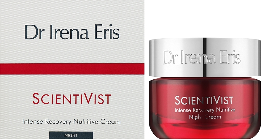 Nährende Nachtcreme mit Avocadoöl für das Gesicht - Dr. Irena Eris ScientiVist Intense Recovery Nutritive Night Cream — Bild N2