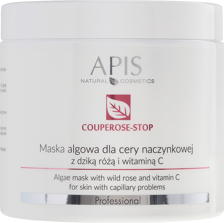 Anti-Couperose Algenmaske mit Hagebuttenextrakt und Vitamin C - APIS Professional Algae Mask