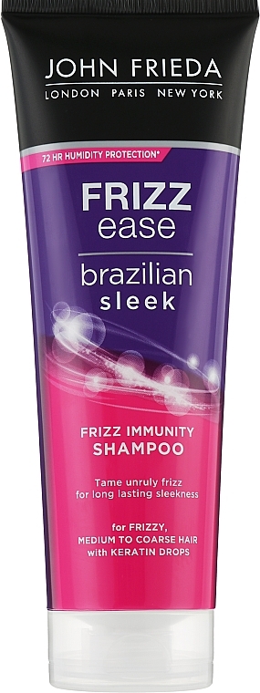 Glättendes Haarshampoo - John Frieda Frizz Ease Brazilian Sleek Shampoo — Bild N1