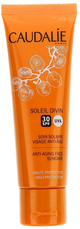 Anti-Aging Sonnenschutcreme für das Gesicht SPF 30 - Caudalie Soleil Divin Anti Ageing Face Suncare SPF30