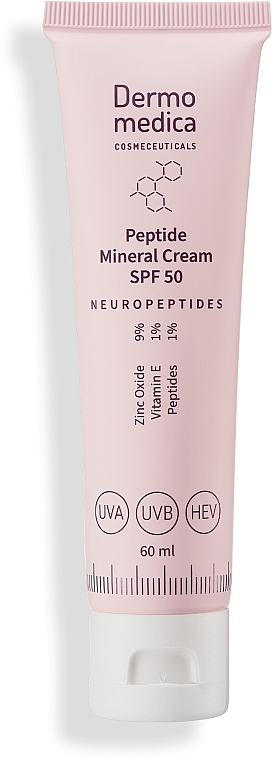 Peptid-Gesichtscreme - Dermomedica Neuropeptide Peptide Mineral Cream SPF50 — Bild N1
