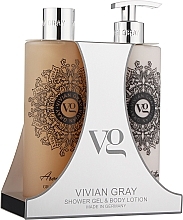 Düfte, Parfümerie und Kosmetik Vivian Gray Vivanel Grapefruit & Vetiver - Körperpflegeset (Duschgel 500mlx2) 