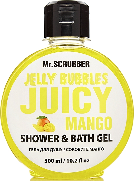 Duschgel - Mr.Scrubber Jelly Bubbles Juicy Mango Shower & Bath Gel — Bild N1