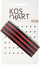 Haarspange Red stripes - Kosmart — Bild N1