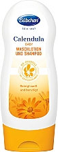 Düfte, Parfümerie und Kosmetik Waschlotion und Shampoo mit Bio Calendula für empfindliche Haut - Bubchen Calendula Washing Lotion And Shampoo