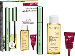 Düfte, Parfümerie und Kosmetik Haarpflegeset - Clarins Lash Lift Collection (mascara/8ml + oil/50ml + eye/balm/3ml)