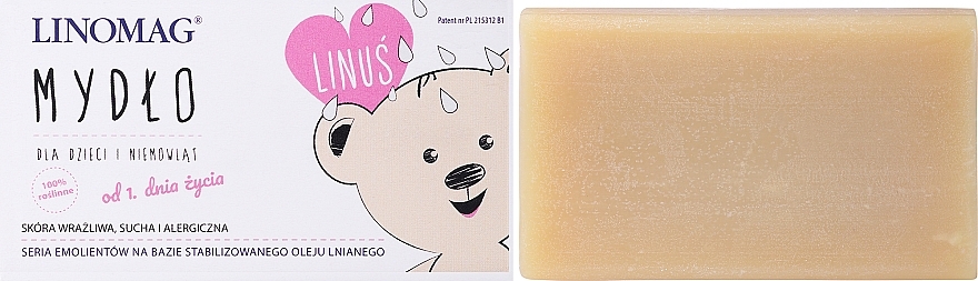 Seife aus den ersten Lebenstagen Bär mit Herz - Linomag — Bild N1