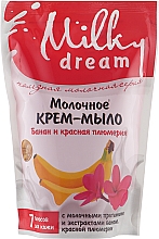 Düfte, Parfümerie und Kosmetik Flüssigseife Banane und rote Plumeria (Doypack) - Milky Dream